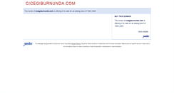 Desktop Screenshot of cicegiburnunda.com